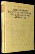 Enchiridion Fontium Historiae Ecclesiasticae Antiquae