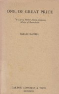 One, of Great Price: The Life of Mother Maria Skobtsova, Martyr of Ravensbruck