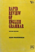 Rapid Review of English Grammar