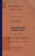 The Silence of Pius XII